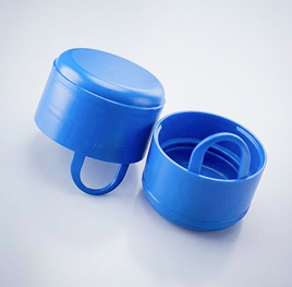 Blue LDPE bottle caps